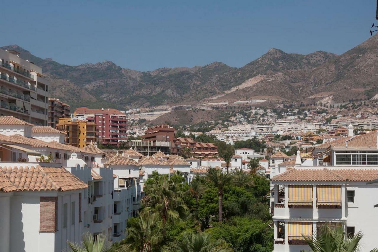 M1 403 Frontal Al Mar Vistas Terraza Y Wifi Lejlighed Benalmádena Eksteriør billede